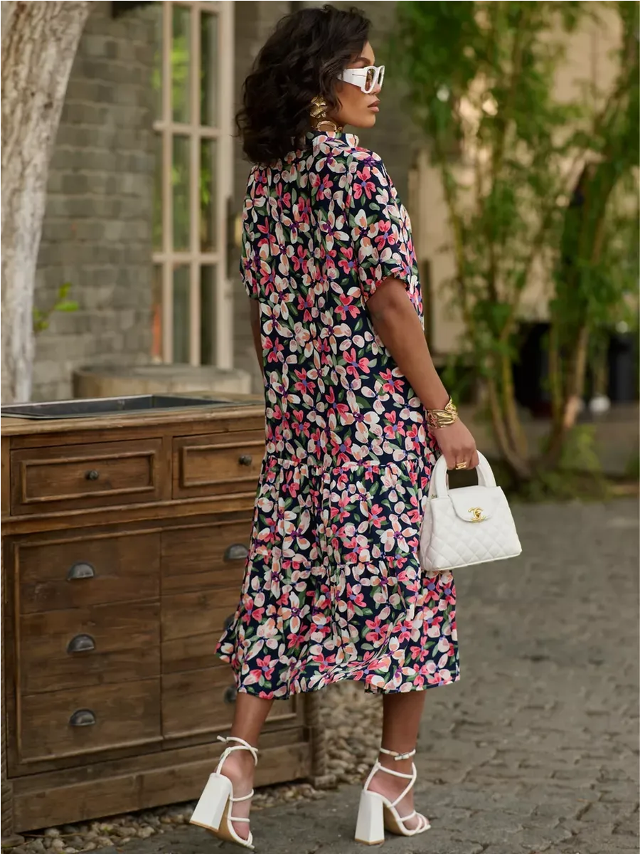 Зеленое платье летнее