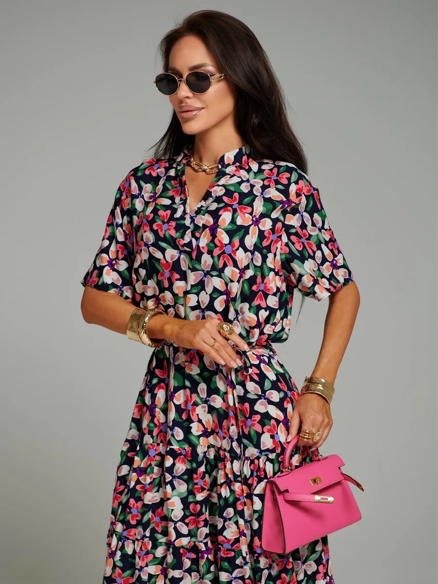 Зеленое платье летнее