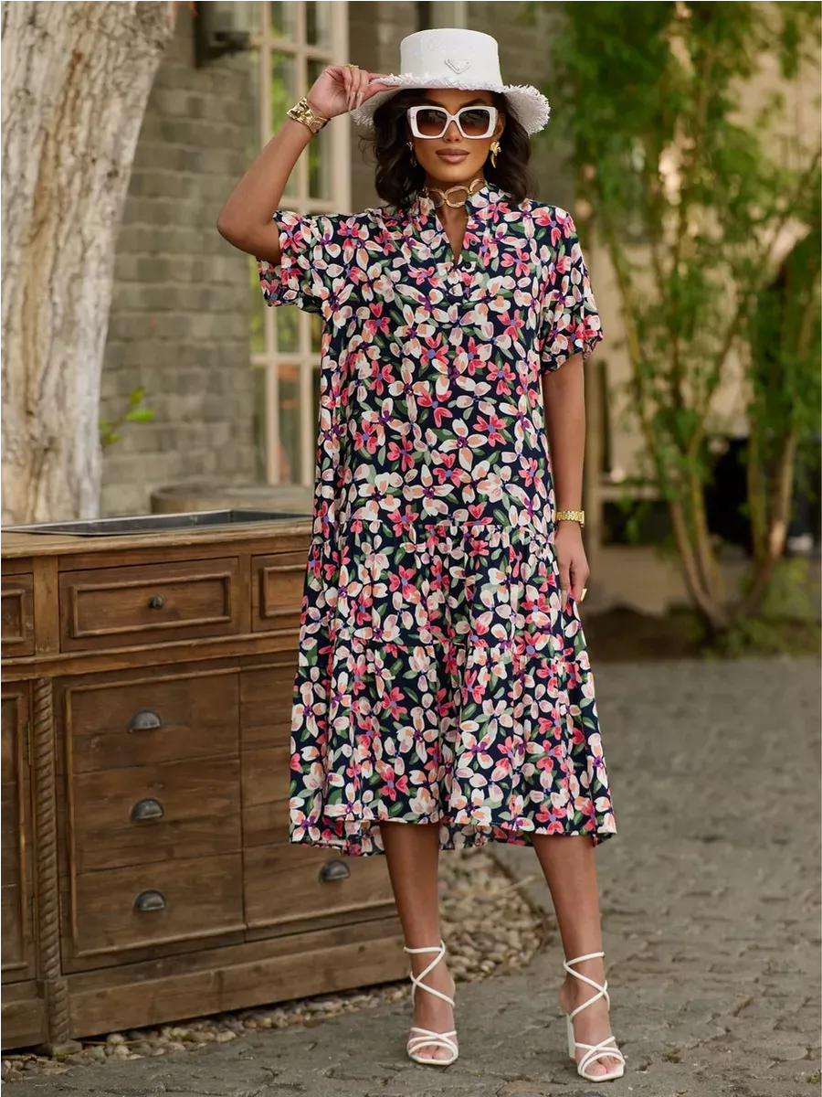 Зеленое платье летнее