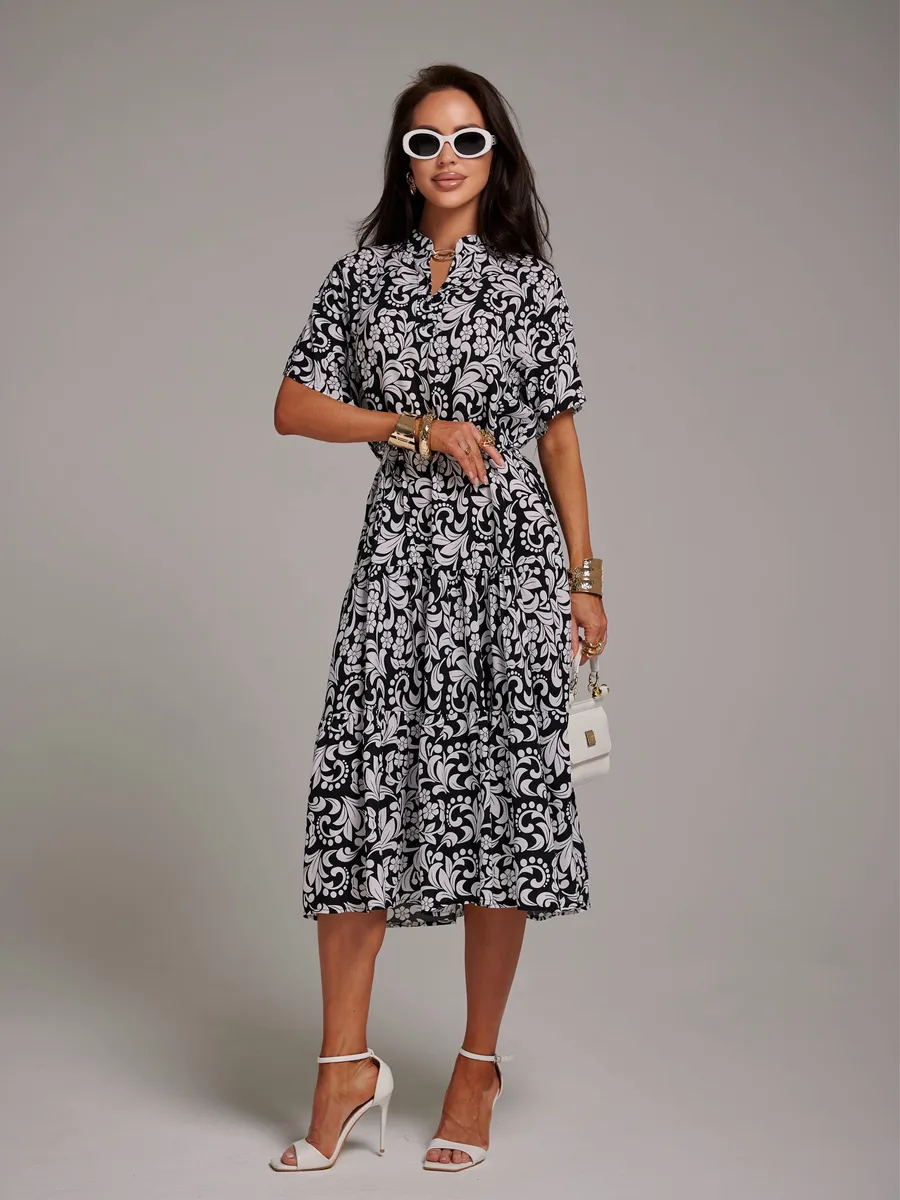 Черное платье летнее