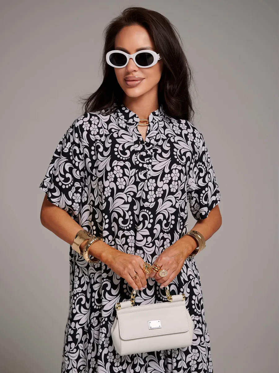 Черное платье летнее