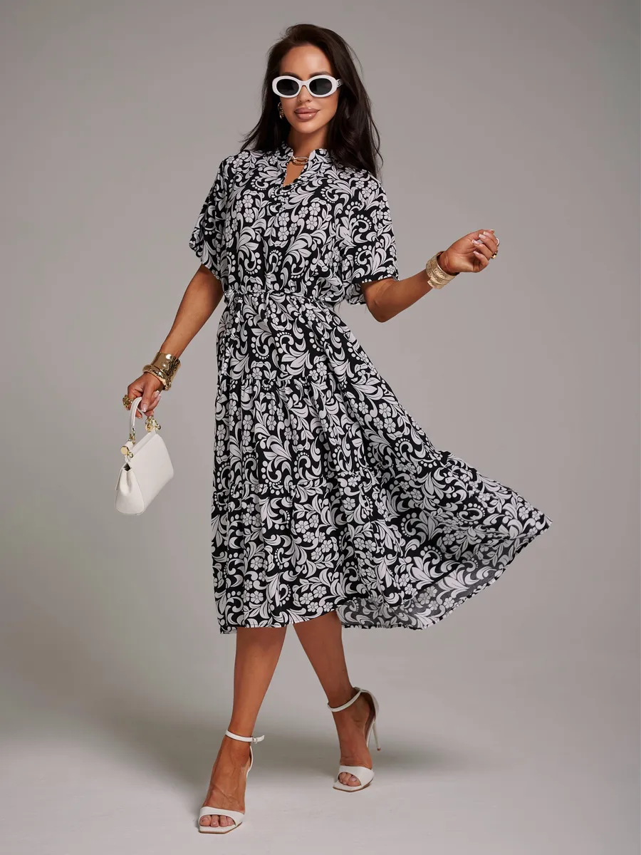 Черное платье летнее