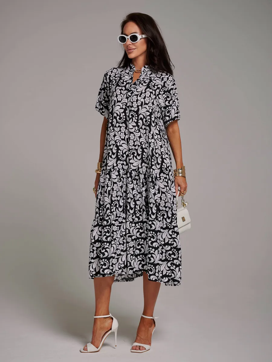 Черное платье летнее