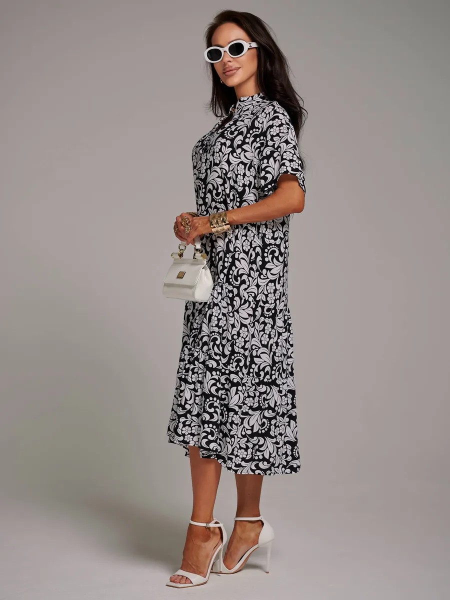 Черное платье летнее