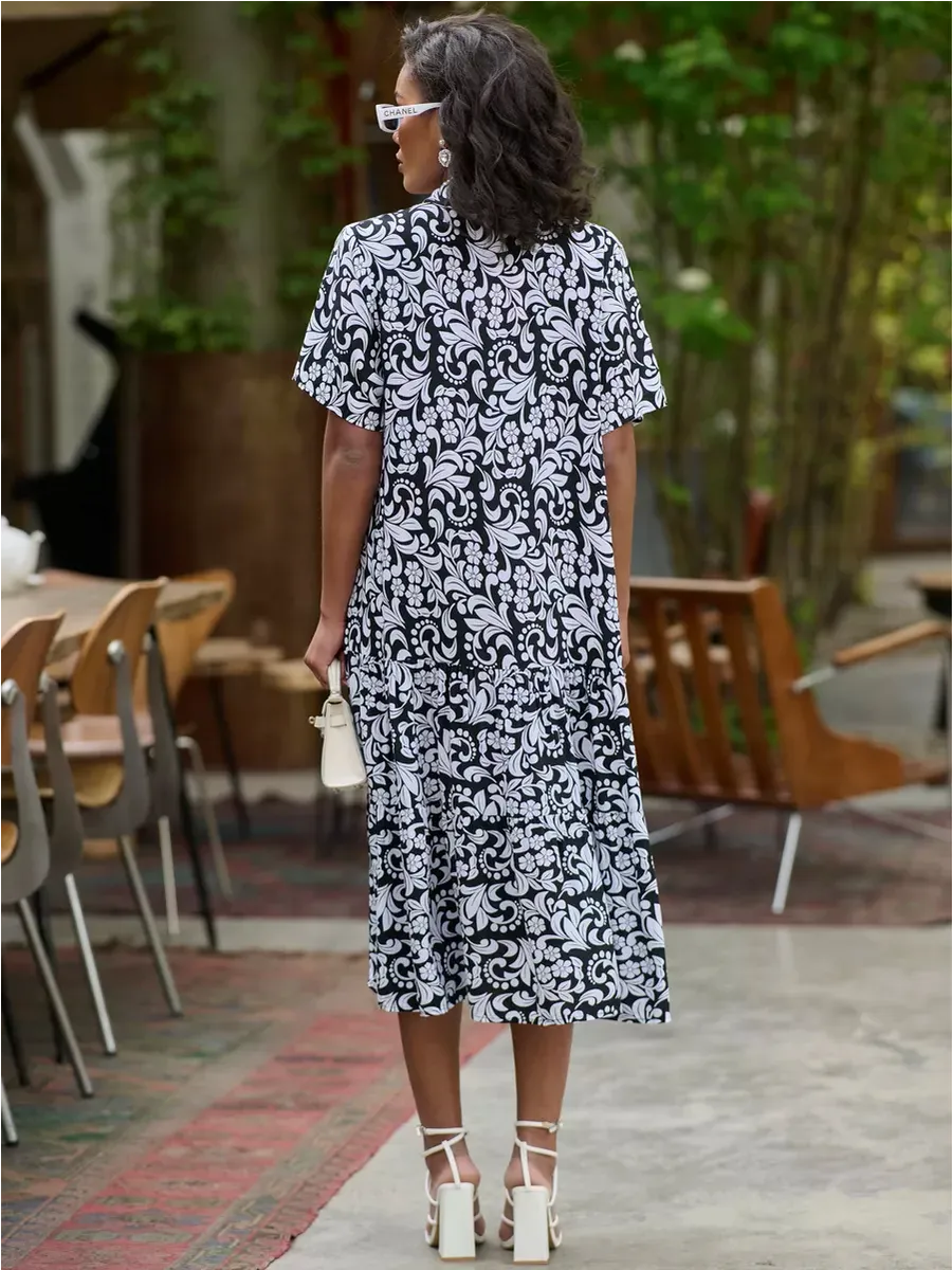 Черное платье летнее