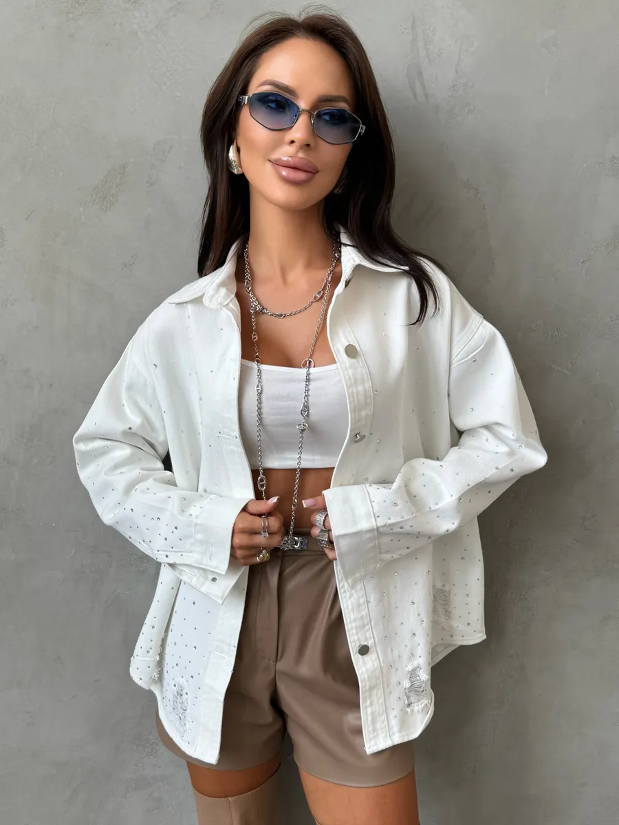 Рубашка джинсовая