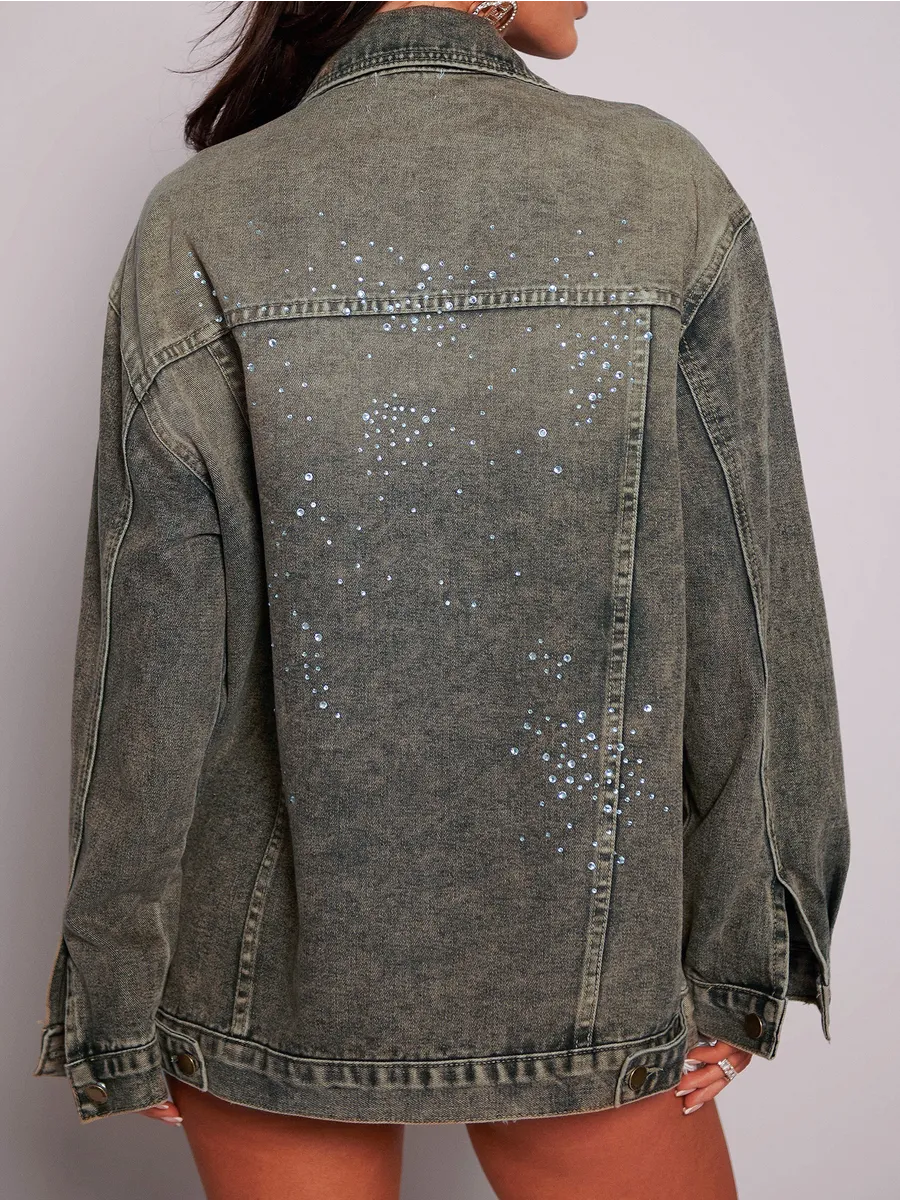 Серая джинсовая куртка летняя