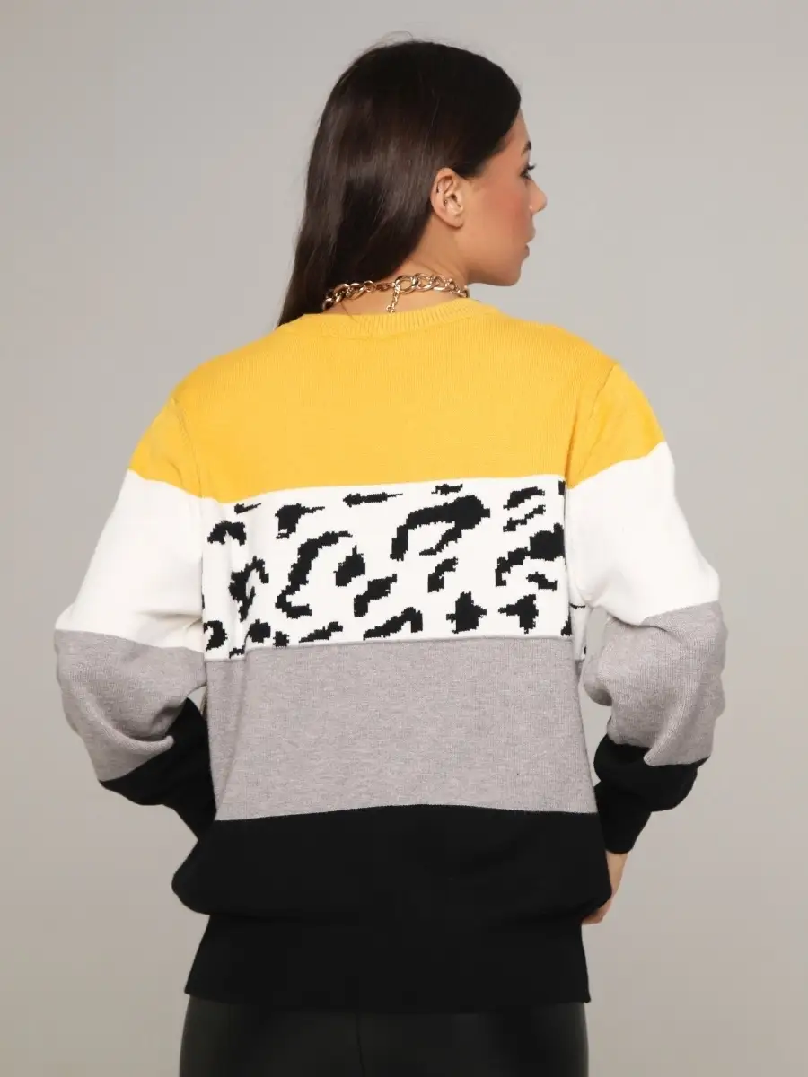 Желтая кофта женская с длинным рукавом