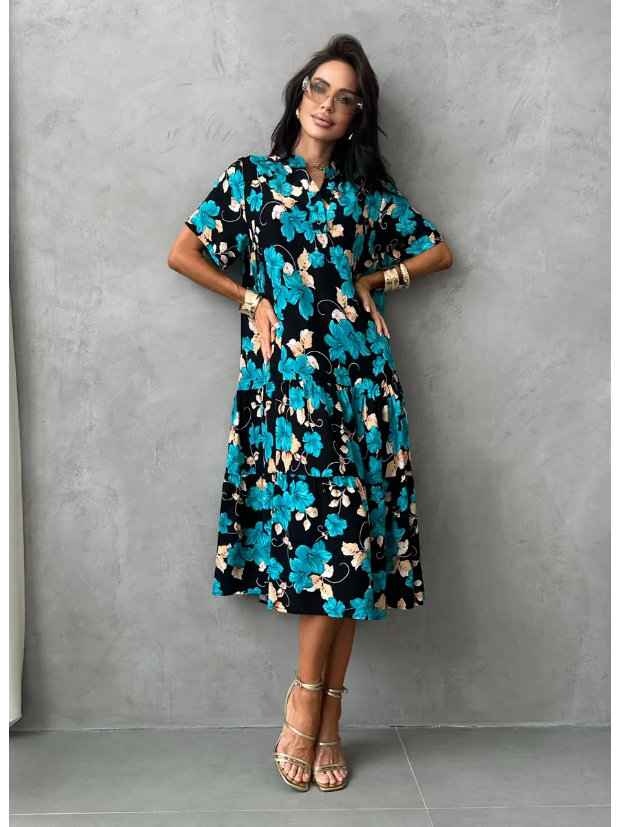 Морская волна платье летнее