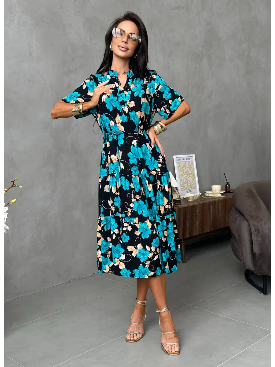 Морская волна платье летнее