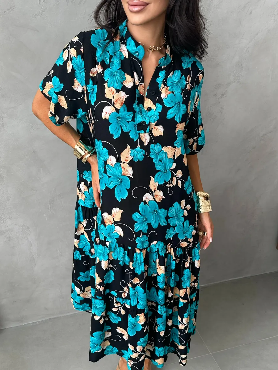 Морская волна платье летнее