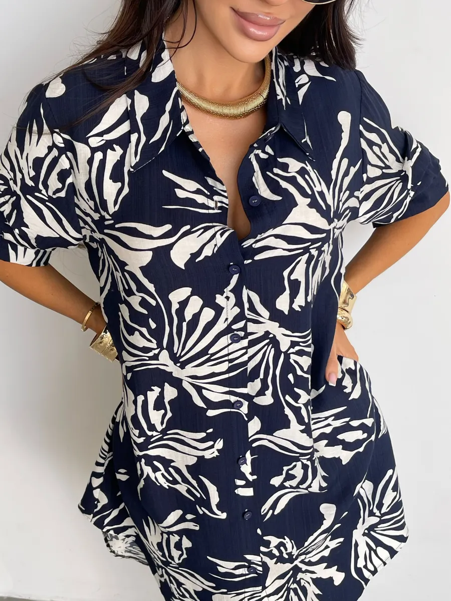 Синее платье летнее