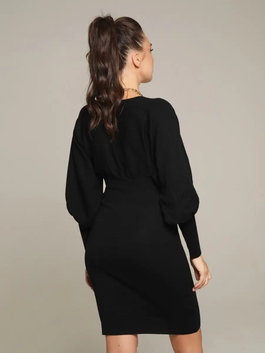 Черное платье женское для девочки вечернее нарядное