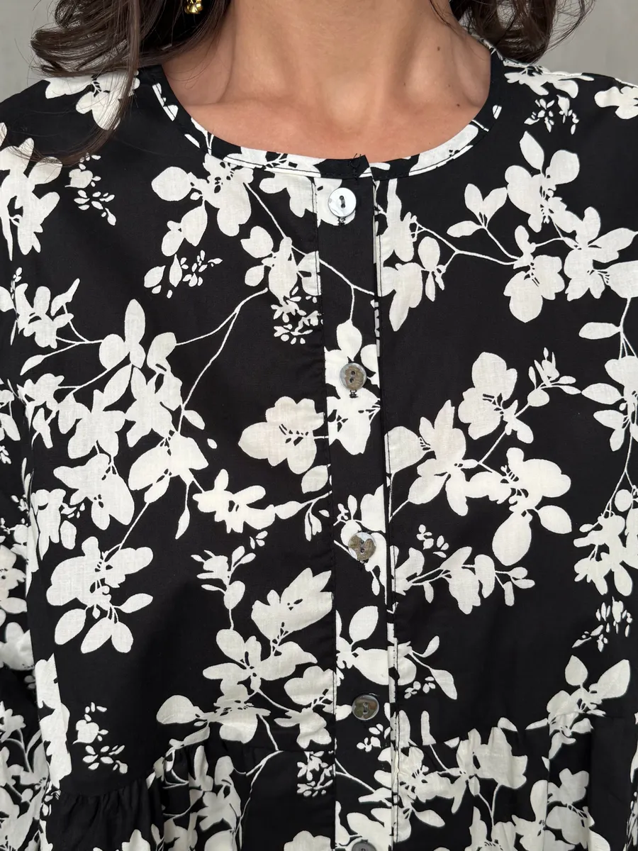 Черная блузка нарядная летняя