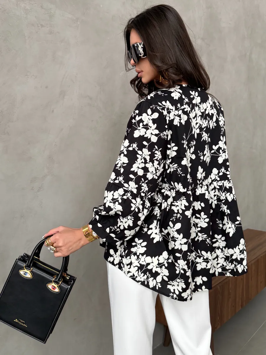 Черная блузка нарядная летняя