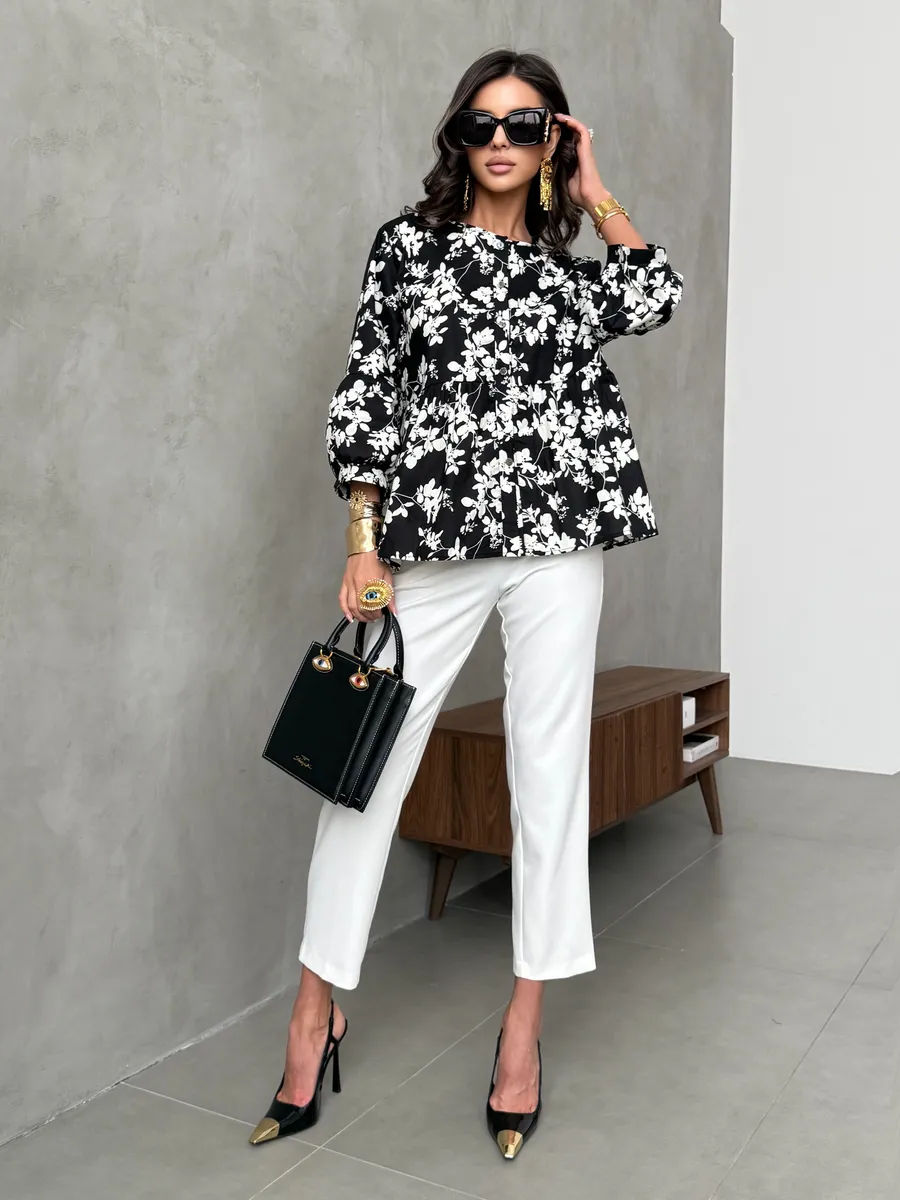 Черная блузка нарядная летняя