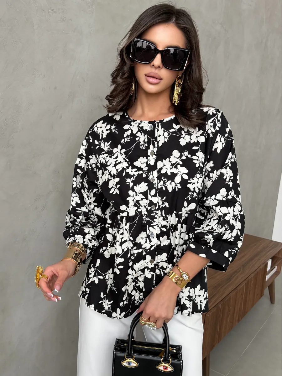 Черная блузка нарядная летняя