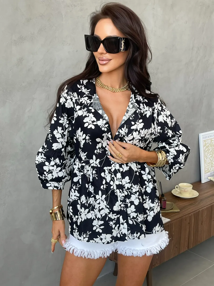 Черная блузка нарядная летняя