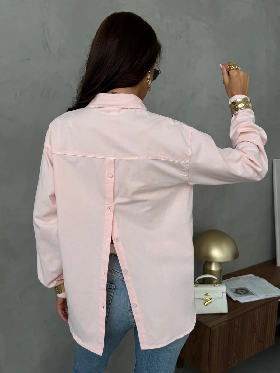 Розовая рубашка летняя