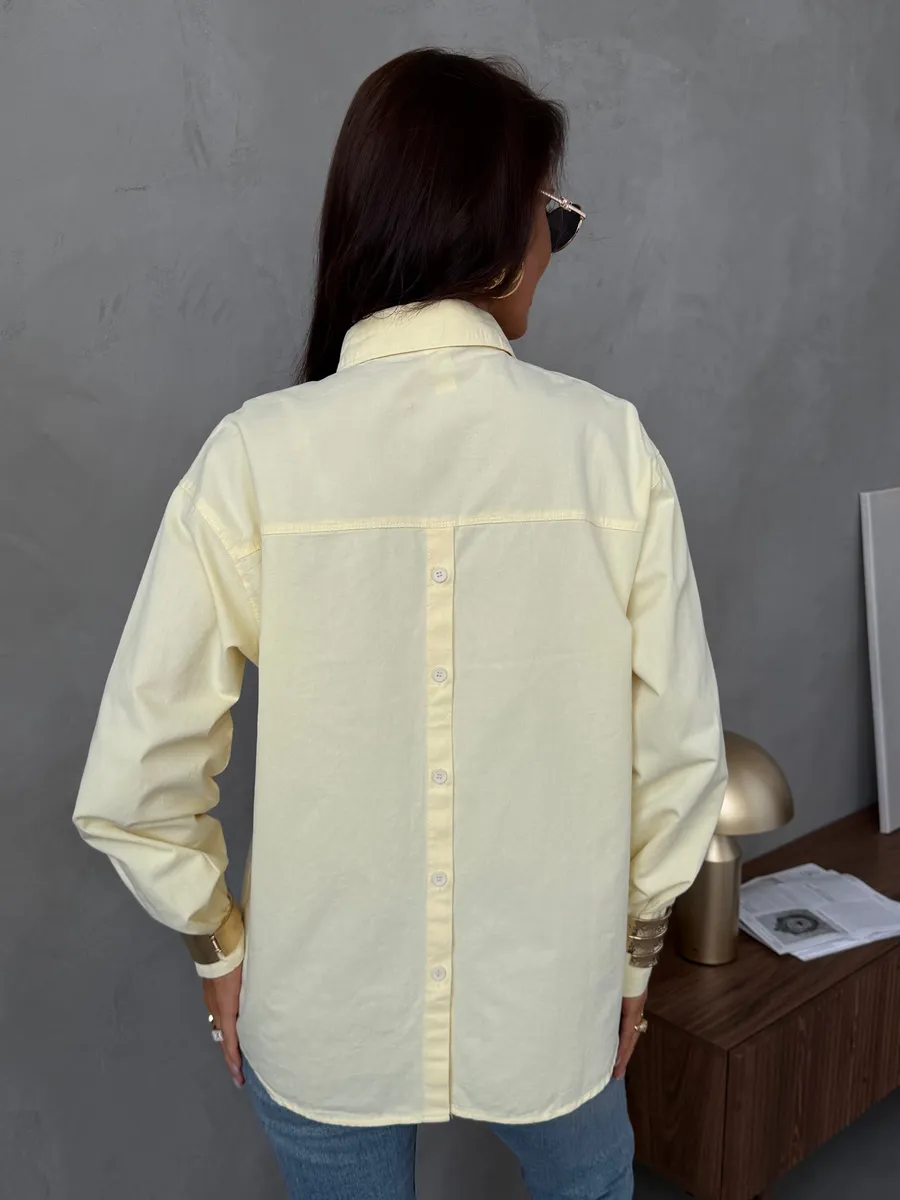 Желтая рубашка летняя