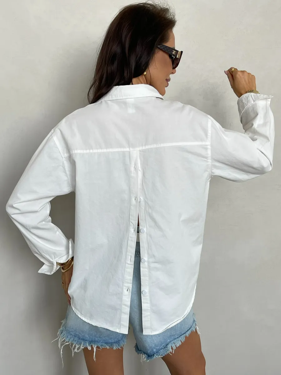 Белая рубашка летняя