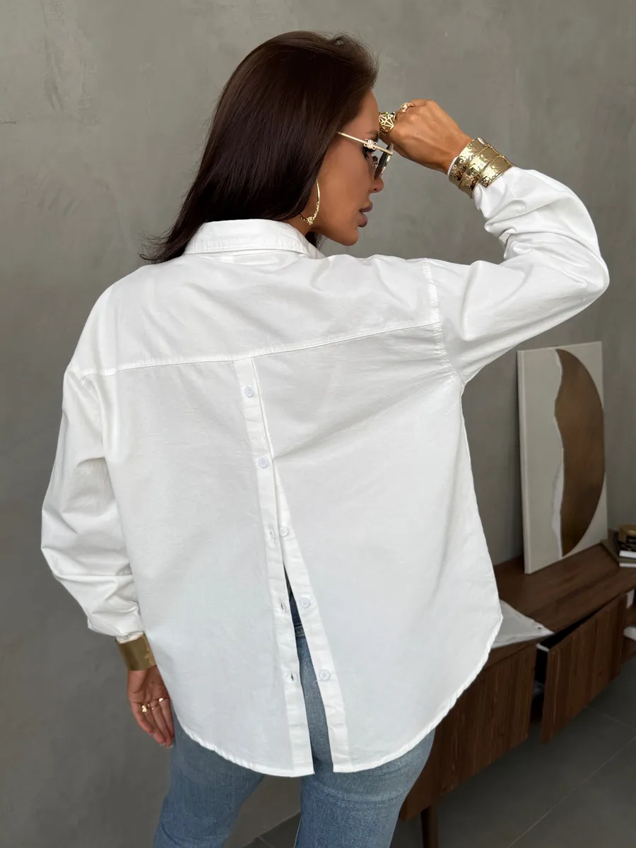 Белая рубашка летняя