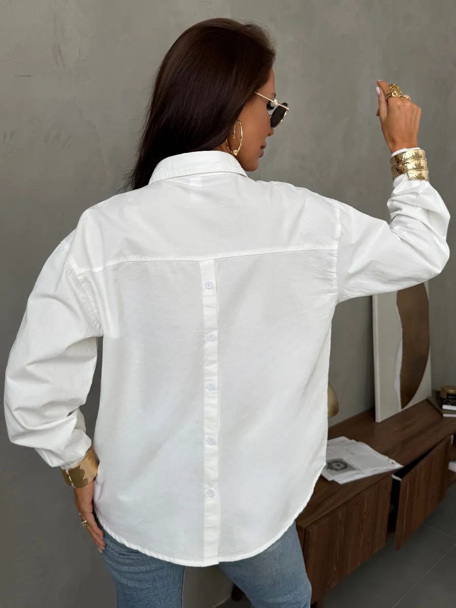 Белая рубашка летняя