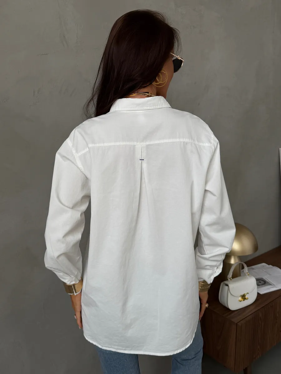 Белая рубашка летняя