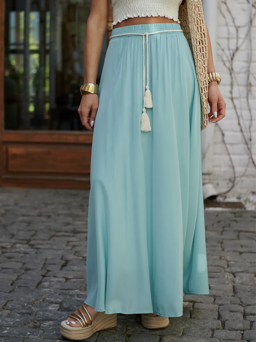 Юбка летняя длинная