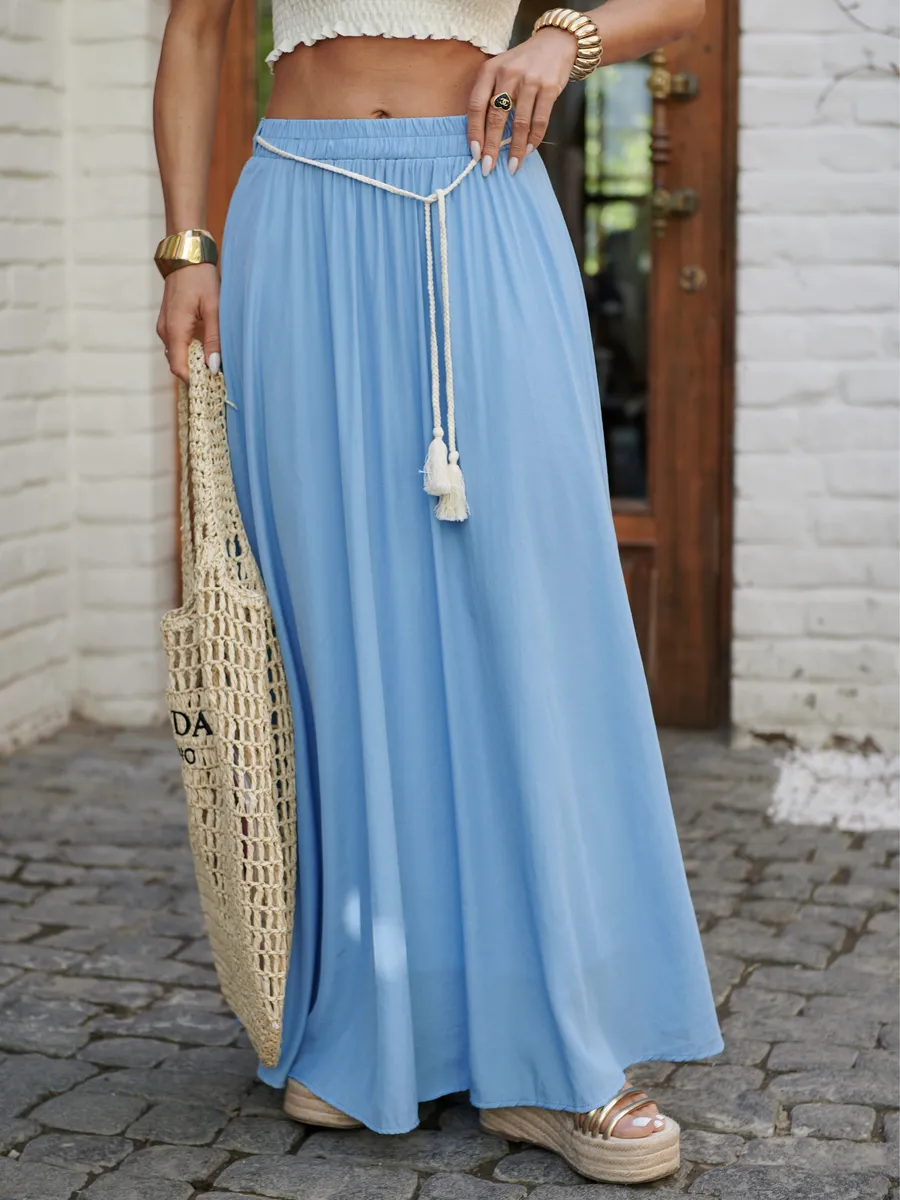 Юбка летняя длинная