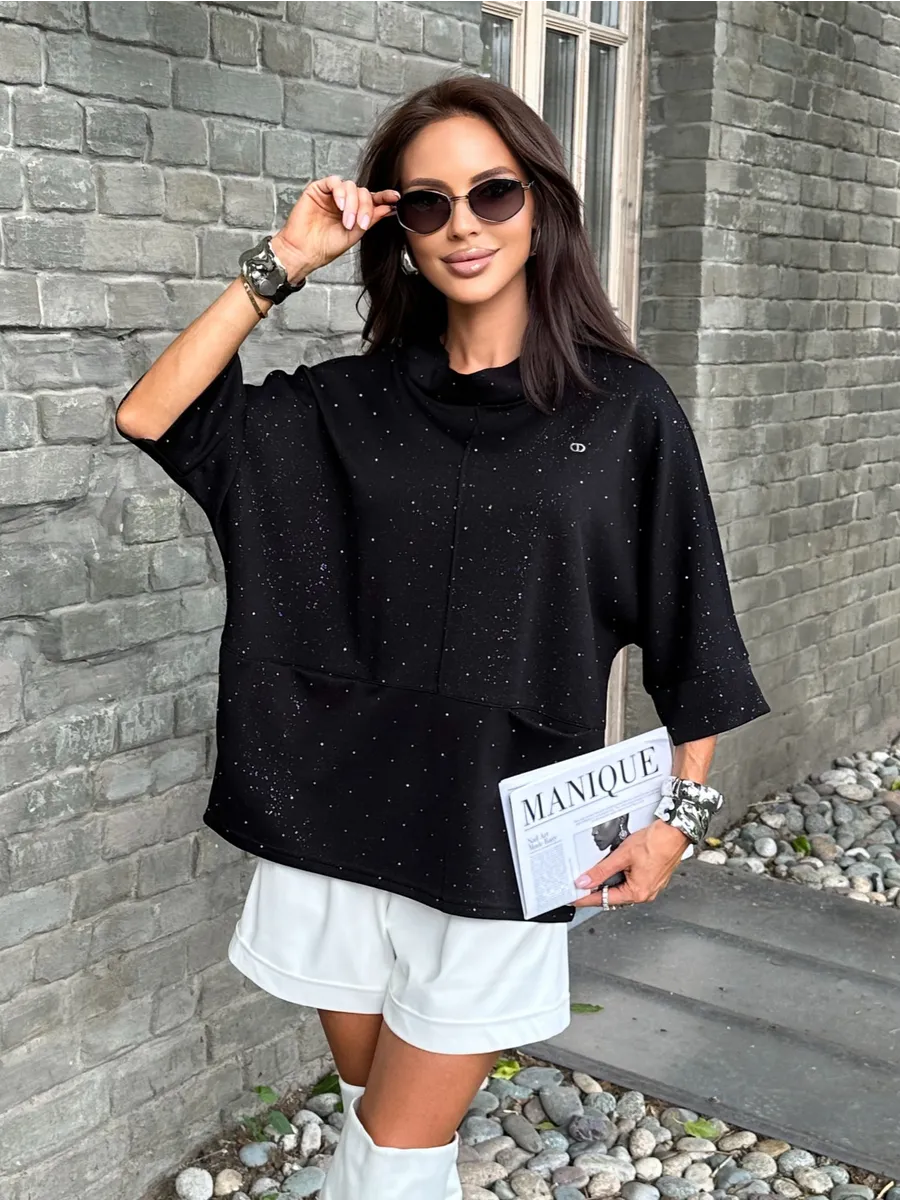 Черная кофта нарядная