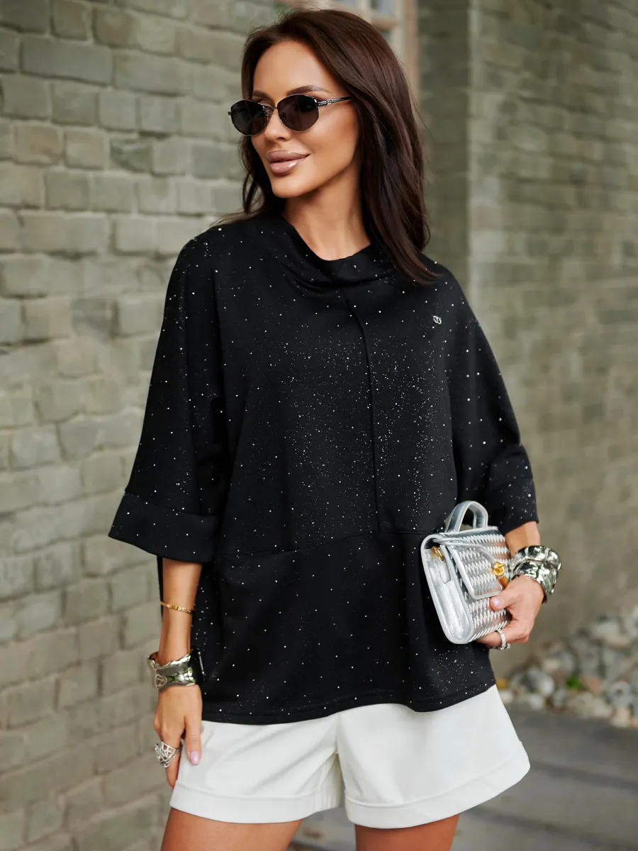 Черная кофта нарядная