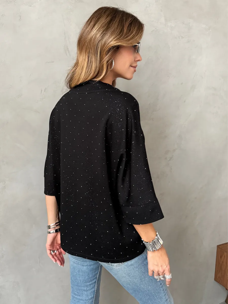 Черная кофта нарядная