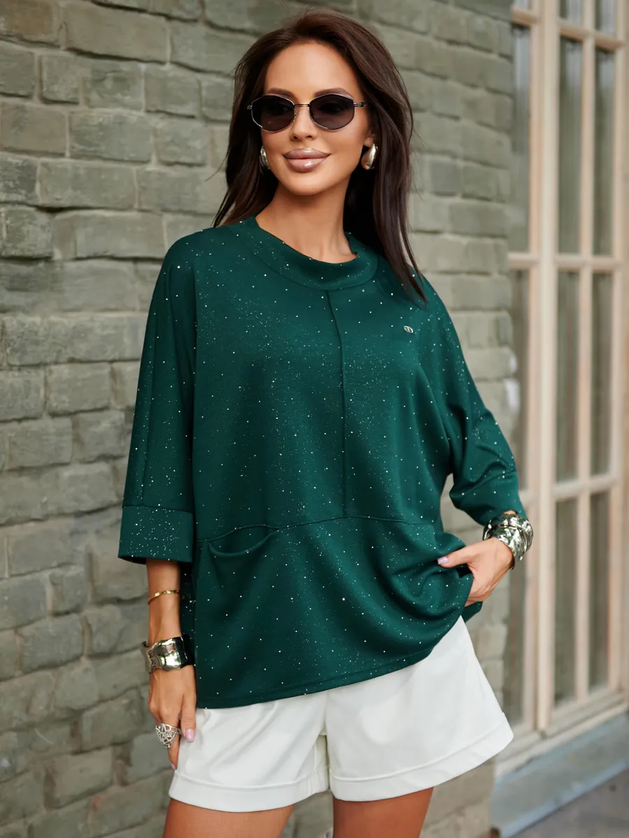 Зеленая кофта нарядная