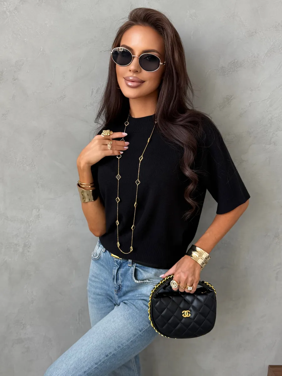 Черная кофта женская