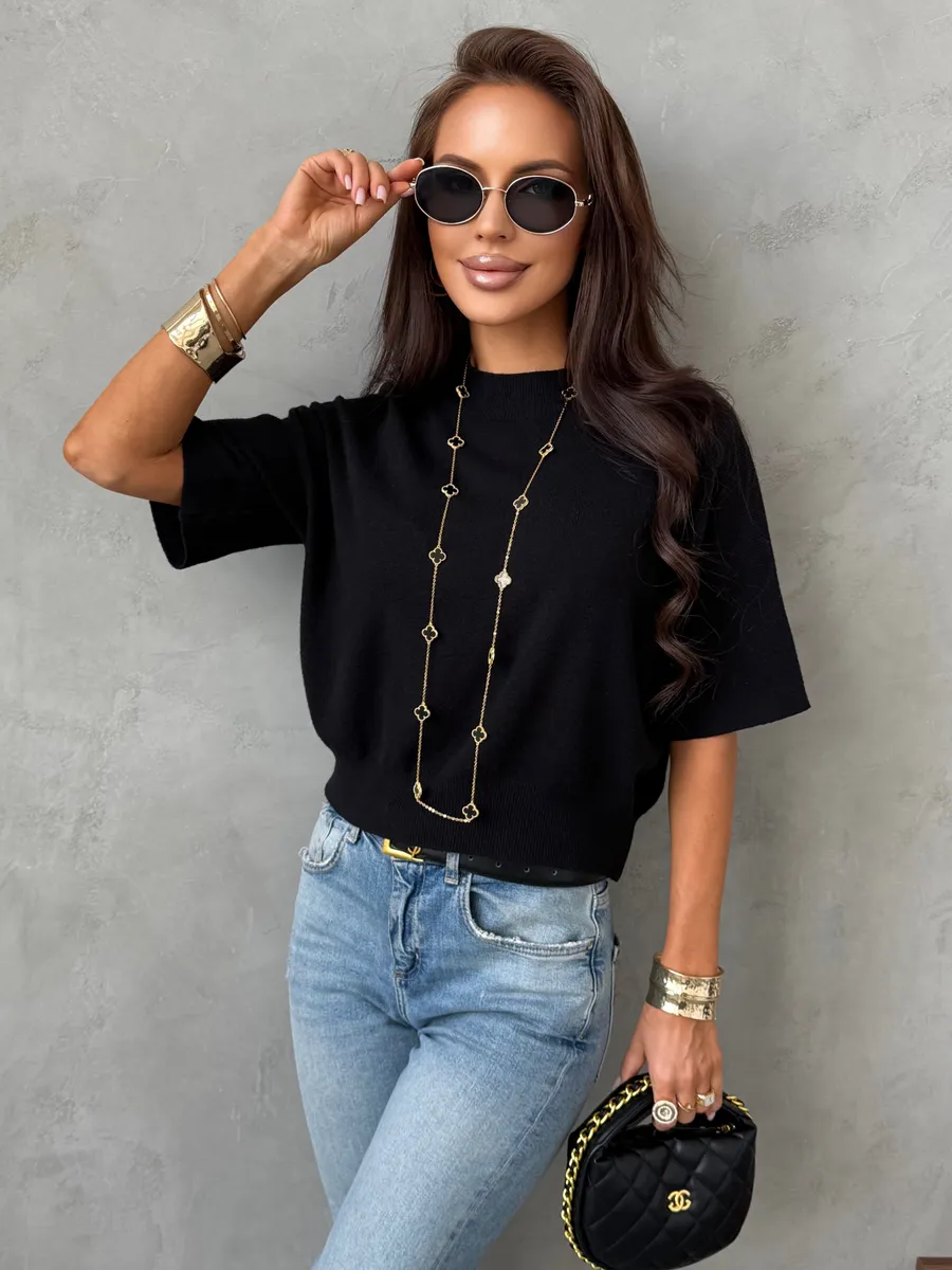 Черная кофта женская