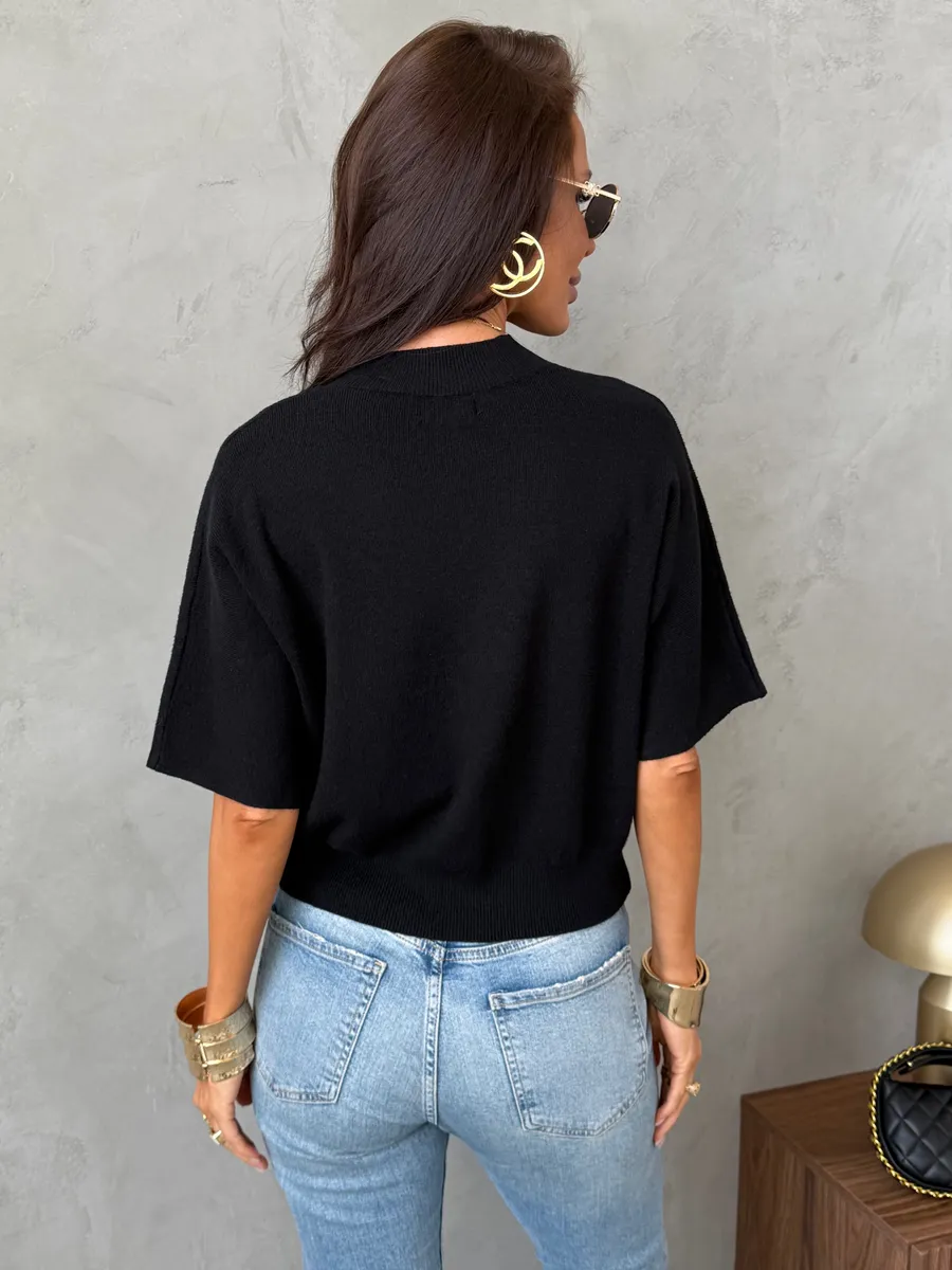 Черная кофта женская