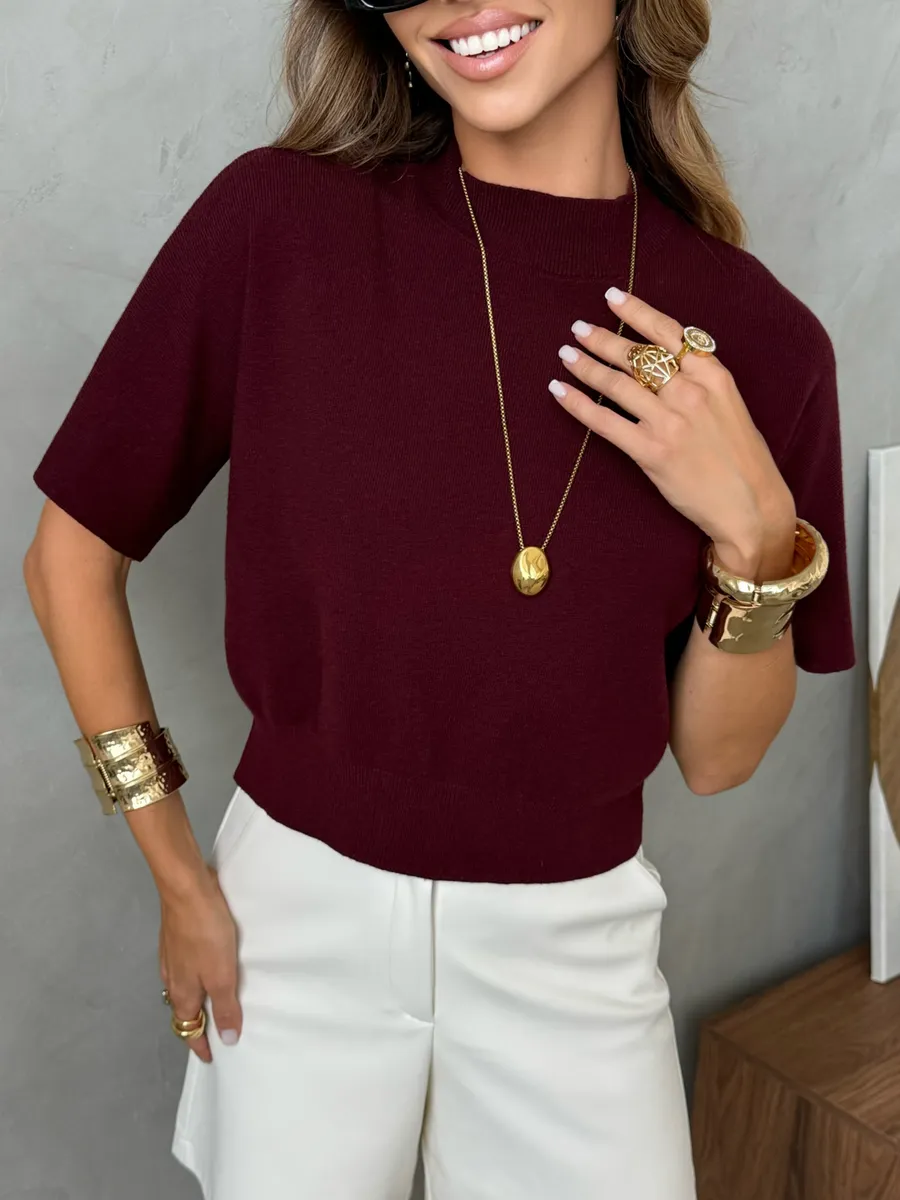 Бордовая кофта женская