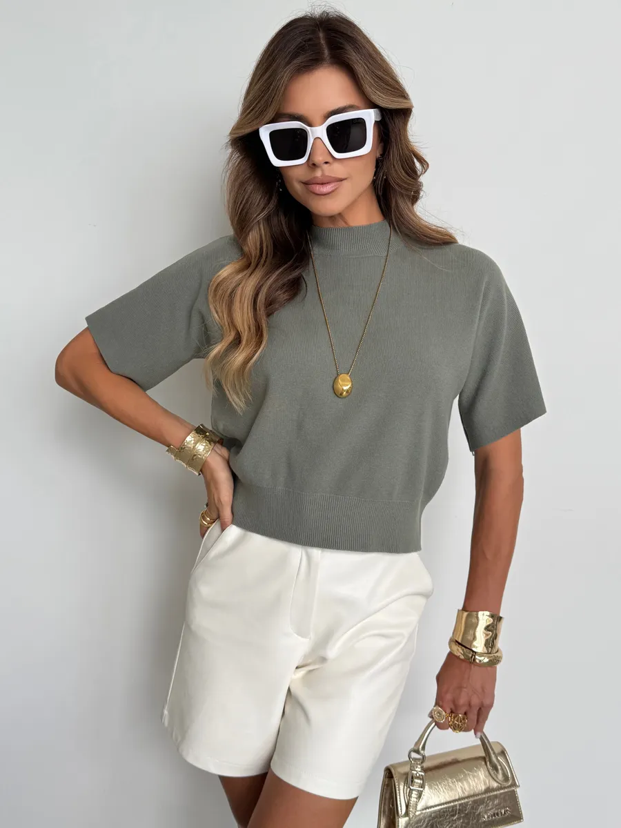 Хаки кофта женская