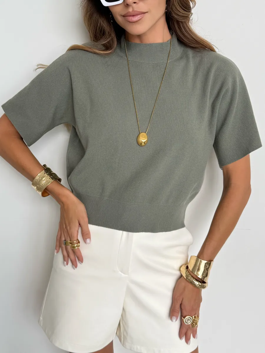 Хаки кофта женская