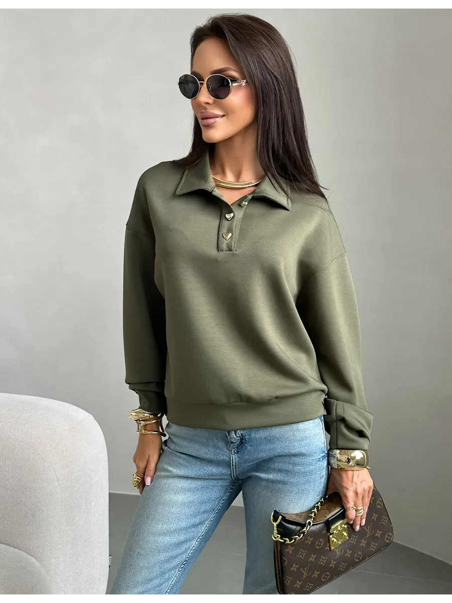 Зеленая кофта женская