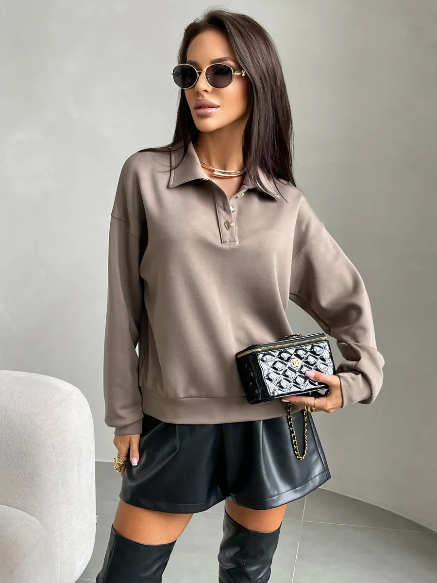 Серая кофта женская