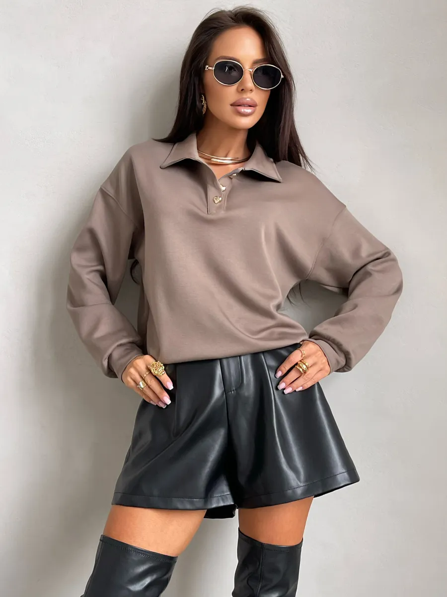 Серая кофта женская