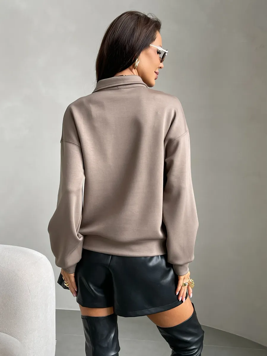 Серая кофта женская