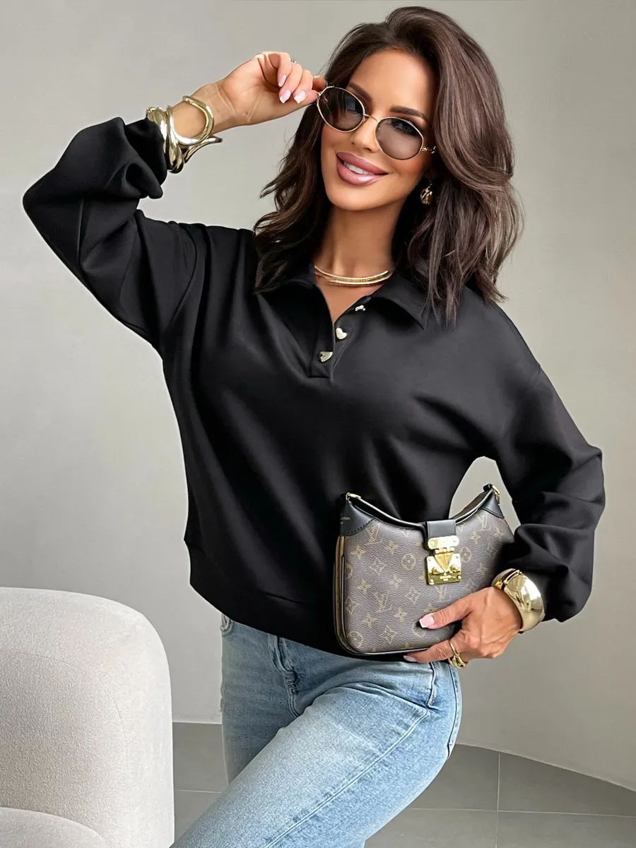 Черная кофта женская