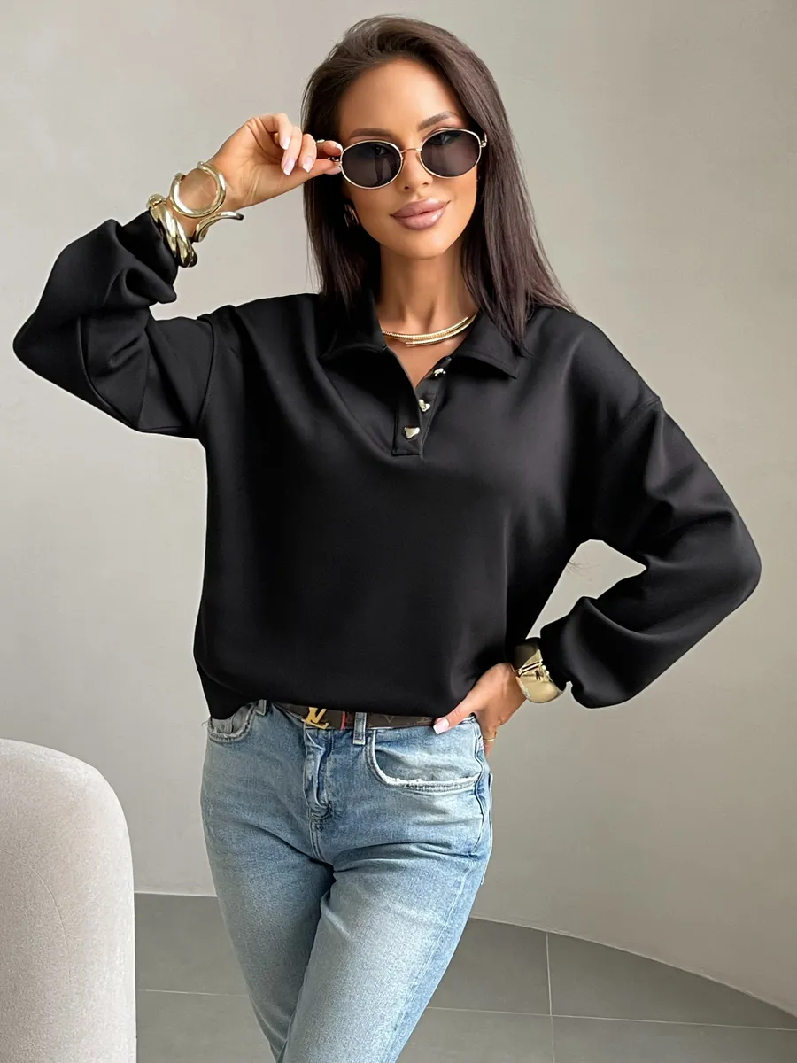 Черная кофта женская