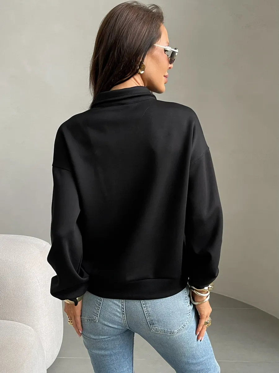 Черная кофта женская