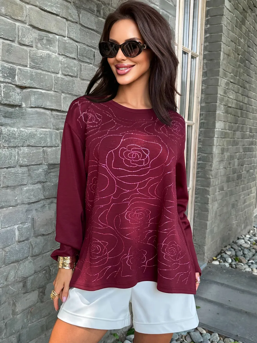 Красная кофта нарядная