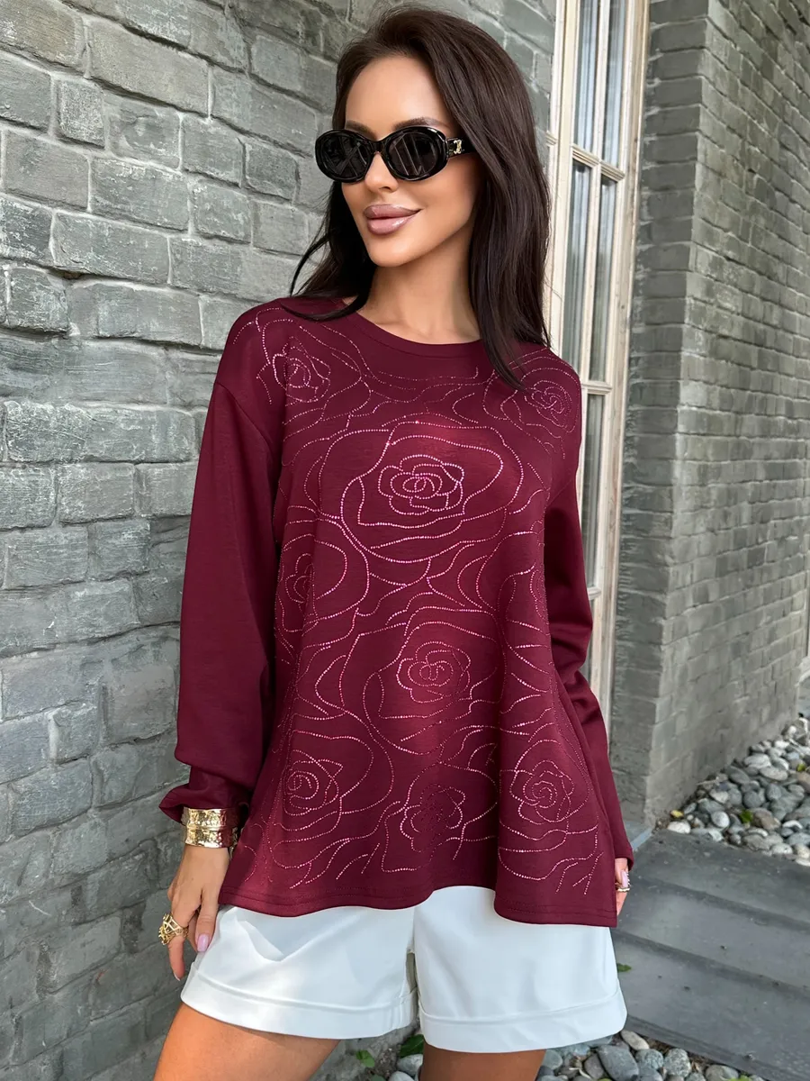 Красная кофта нарядная