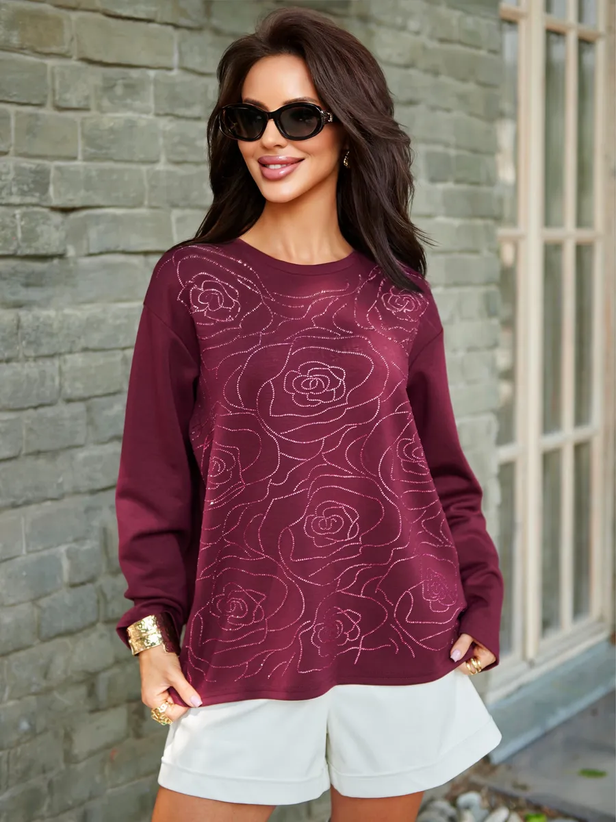 Красная кофта нарядная